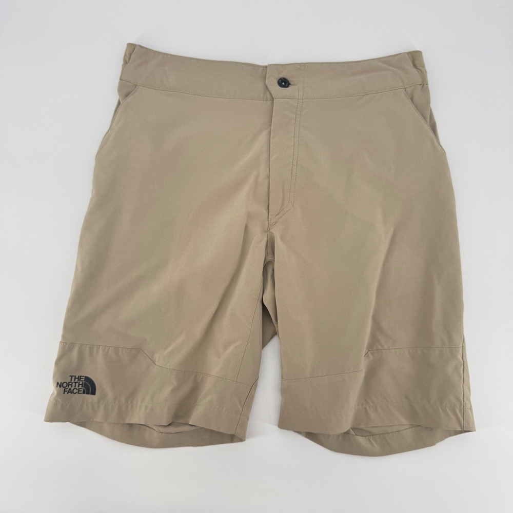 The North Face Mens Paramount Active Hiking Shorts Tan Khaki Size 30 NF0A3SOA